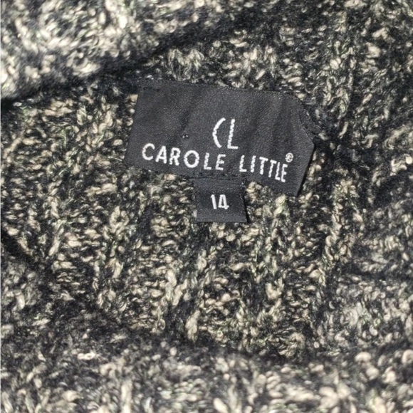 Carole Little Pullover Turtleneck Sweater Cropped Size 14 - Picture 5 of 5